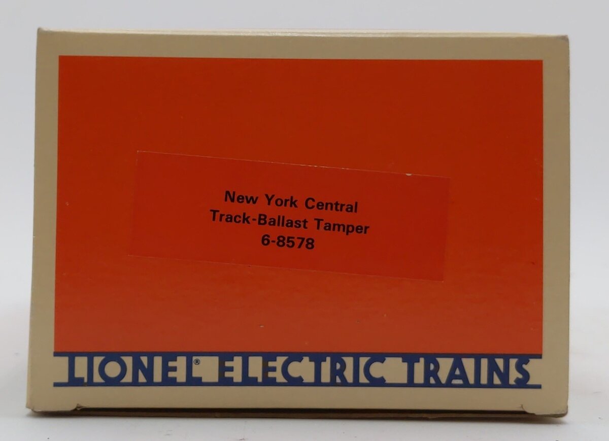 Lionel 6-8578 O Gauge New York Central Motorized Ballast Tamper Car EX/Box