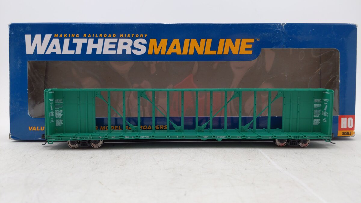 Walthers 910-4803 HO Scale Canadian Pacific 72' Centerbeam Flatcar #318308