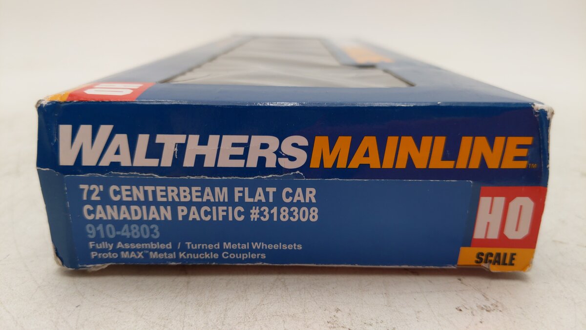 Walthers 910-4803 HO Scale Canadian Pacific 72' Centerbeam Flatcar #318308