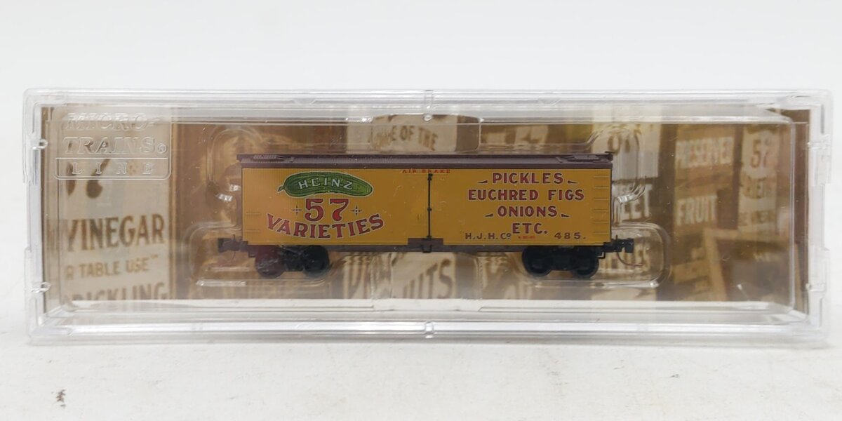 Micro-Trains 51800670 Z Scale Heinz 40' Wood Reefer #485 LN/Box