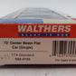 Walthers 932-4103 HO Scale TTX-Standard 72' Center Beam Single Flatcar