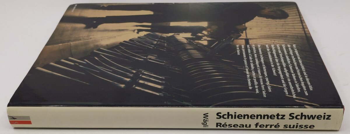 Schienennetz Schweiz / Réseau ferré suisse Hardcover Book By Hans G. Wägli EX