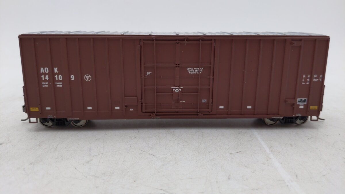 Walthers 932-7119 HO Scale AOK 50' High Cube Paper Boxcar #14109