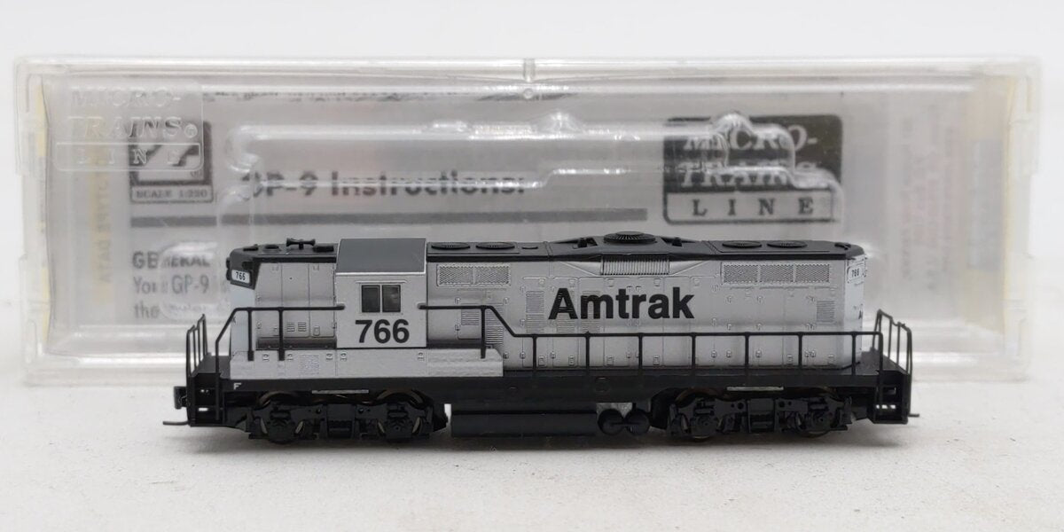 Micro-Trains 98201160 Z Amtrak EMD GP9 Powered Diesel Locomotive w/o Sound #766