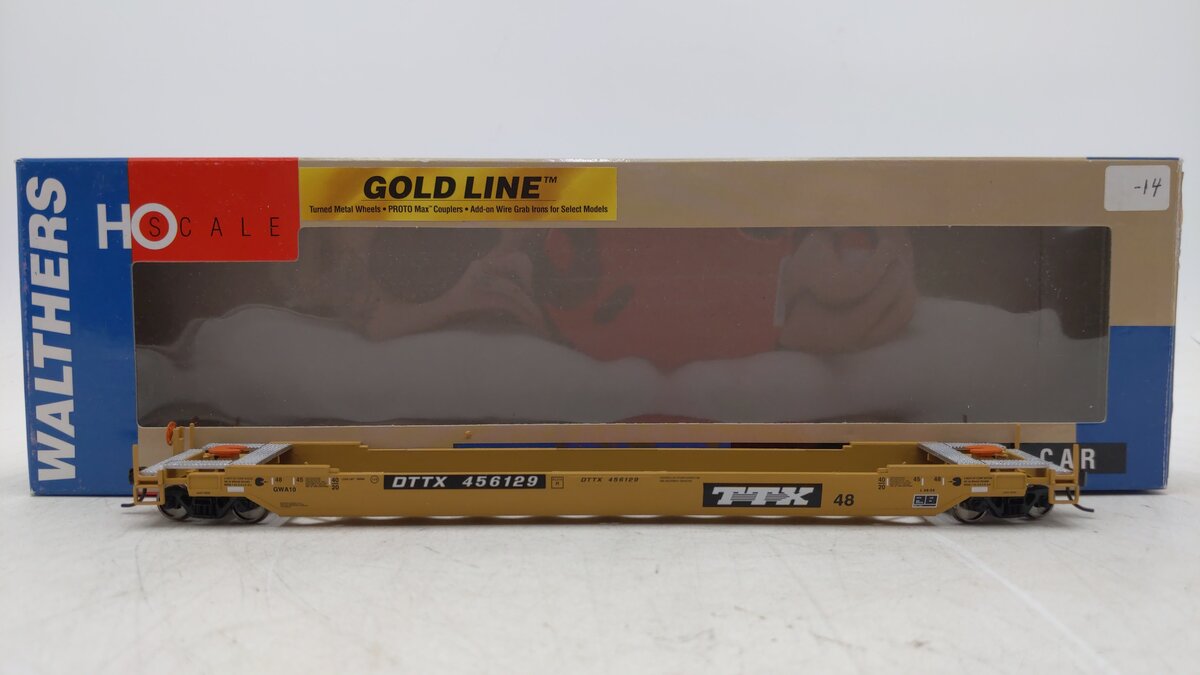 Walthers 932-4305 HO Scale TTX All Purpose Stand Alone Husky Stack #456129 NIB