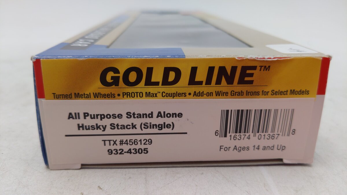 Walthers 932-4305 HO Scale TTX All Purpose Stand Alone Husky Stack #456129 NIB