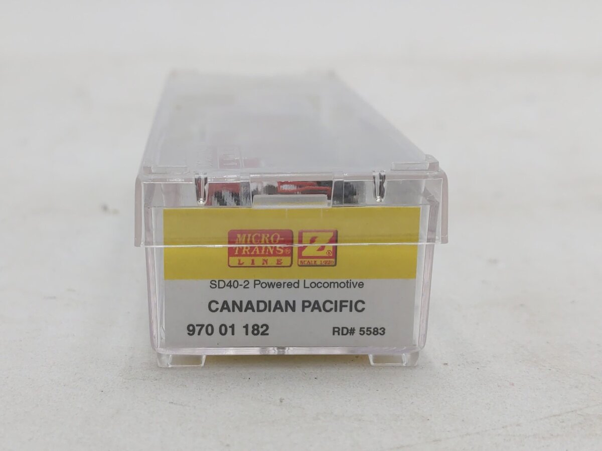 Micro-Trains 97001182 Z Canadian Pacific SD40-2 Powered Diesel Locomotive #5583