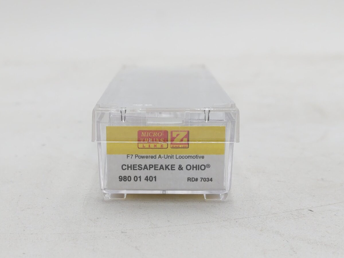 Micro-Trains 98001401 Z C&O F7 A Unit Powered Diesel Locomotive #7034