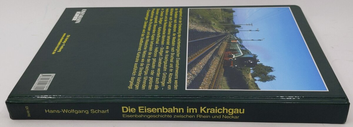 Die Eisenbahn im Kraichgau Hardcover Book By Hans-Wolfgang Scharf LN