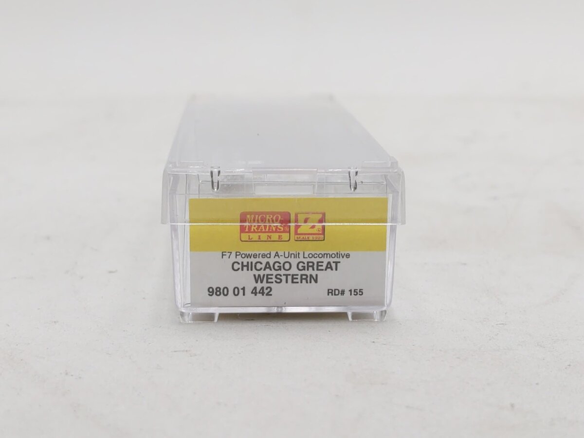 Micro-Trains 98001442 Z CGW EMD F7A Unit Powered Diesel Locomotive #155