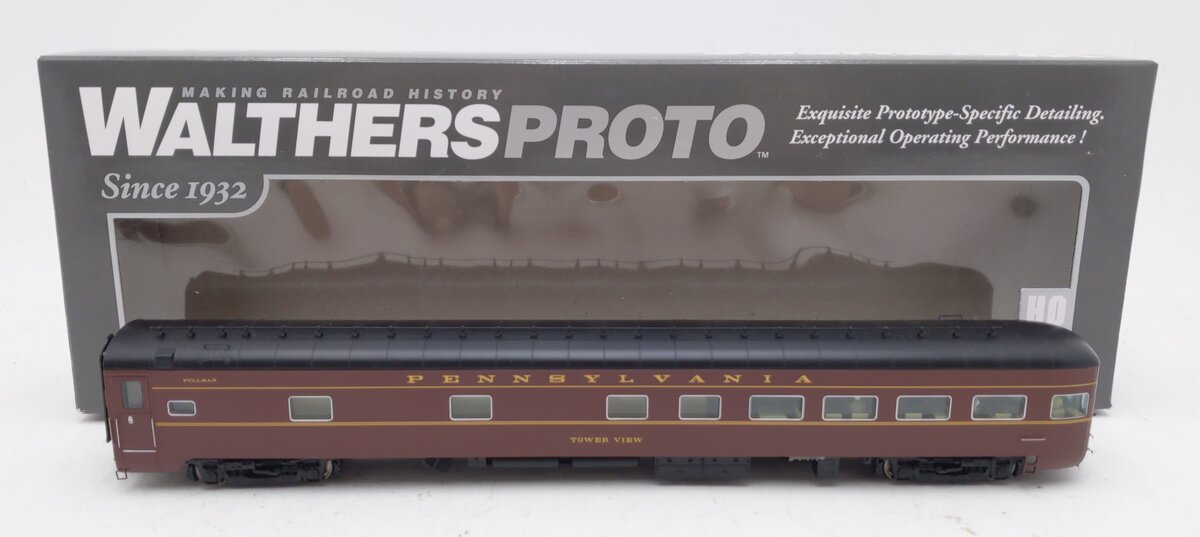 Walthers 920-9268 HO Pennsylvania Broadway Limited "Tower View" Observation Car