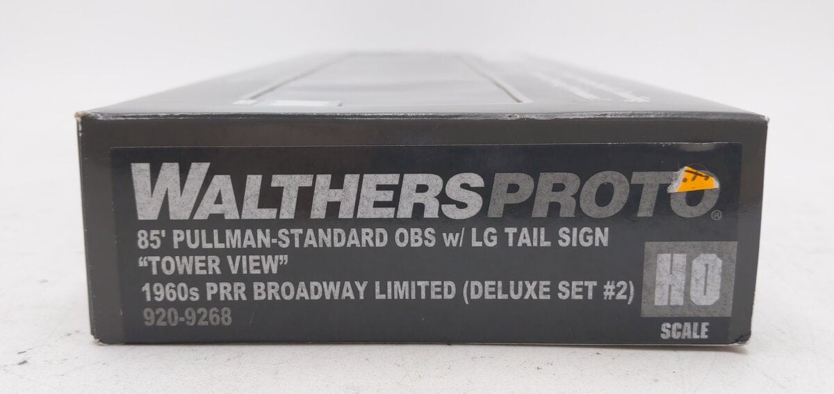 Walthers 920-9268 HO Pennsylvania Broadway Limited "Tower View" Observation Car