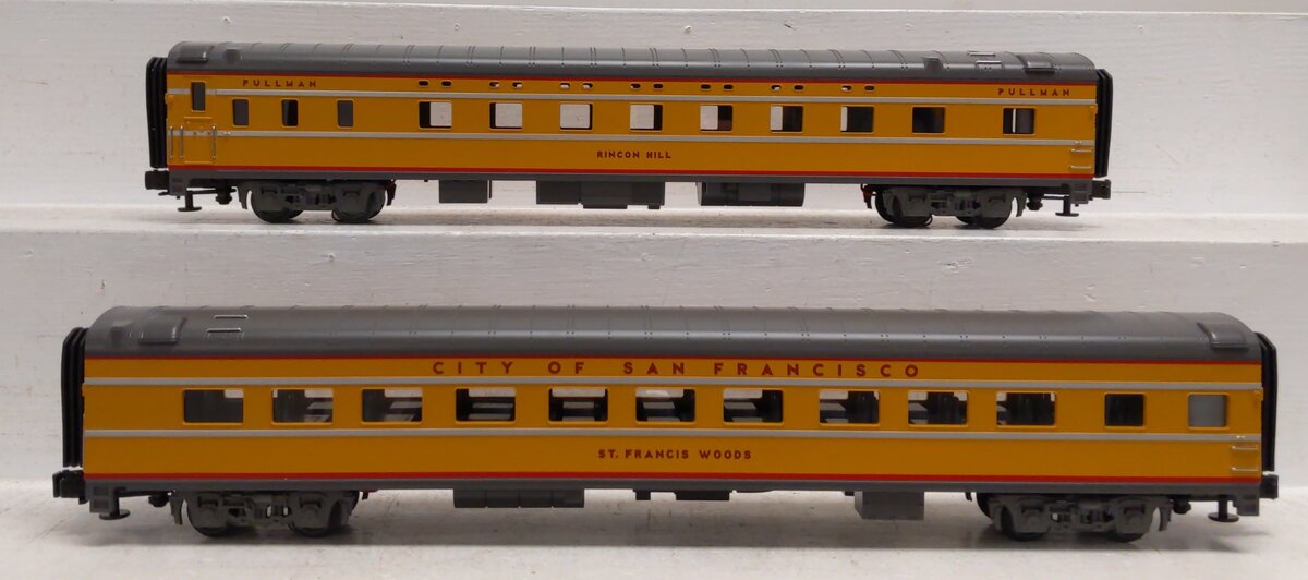 MTH 20-6666 O City of San Francisco 70' Streamlined Slpr/Diner Passenger Car Set LN/Box