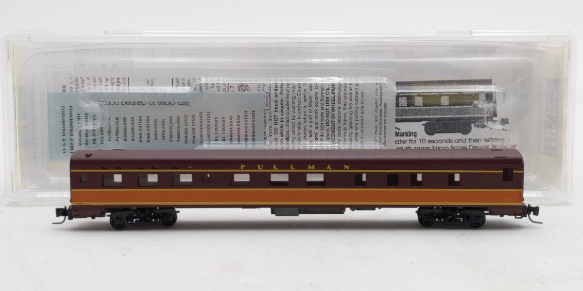Micro-Trains 55000020 Z Illinois Central 83' Lightweight Smoothside Sleeper Car LN/Box