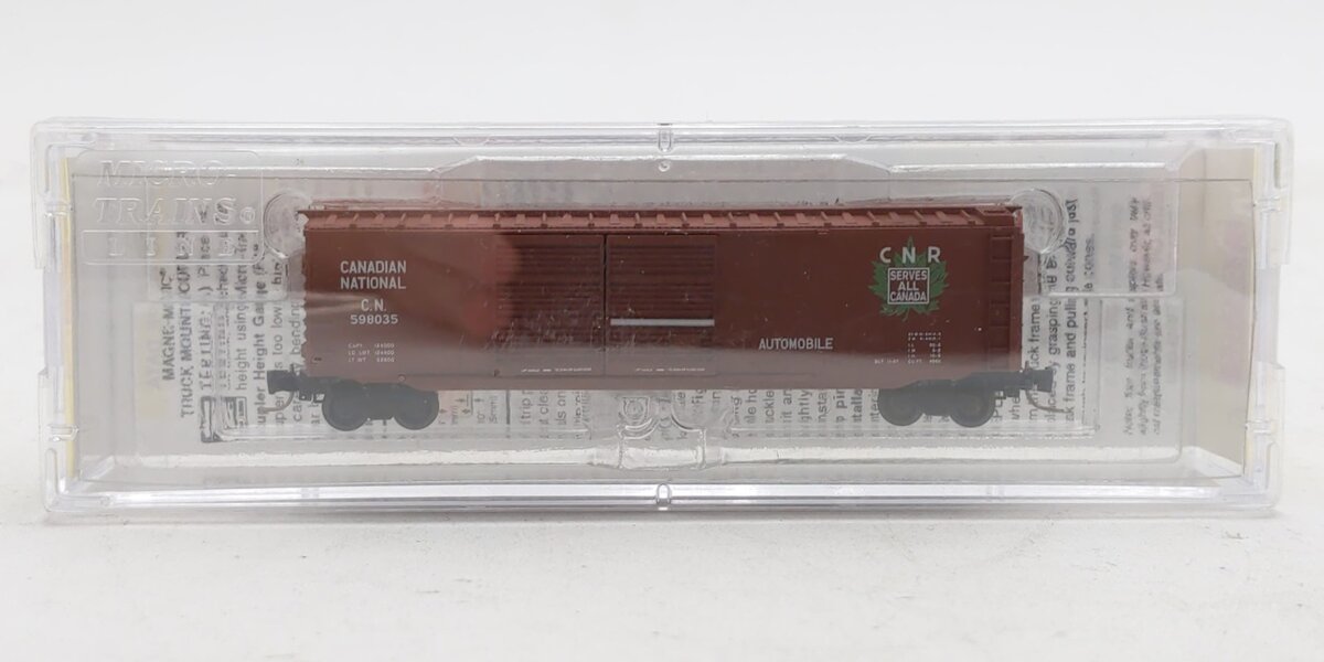 MicroTrains 50600371 Z Canadian National 50’ Standard Box Cars #598035