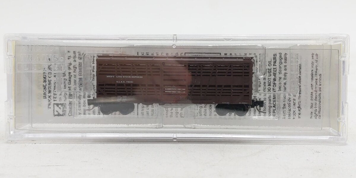 Micro-Trains 52000261 Z Swift Live Stock Express 40’ Despatch Stock Cars #72221