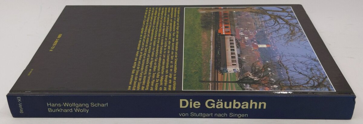 Die Ga¨ubahn von Stuttgart nach Singen Hardcover Book By Hans-Wolfgang Scharf EX
