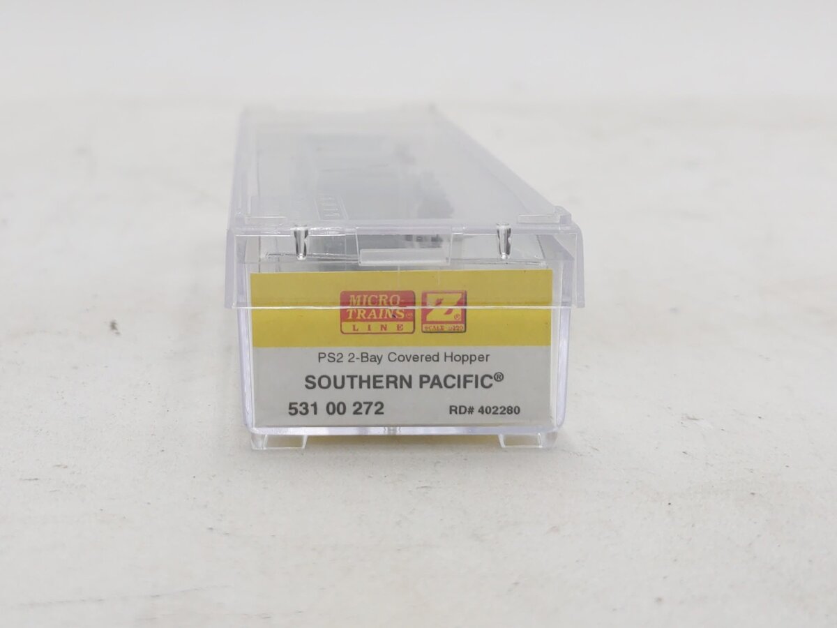 Micro-Trains 53100272 Z Southern Pacific PS2 2-Bay Covered Hopper Car #402280