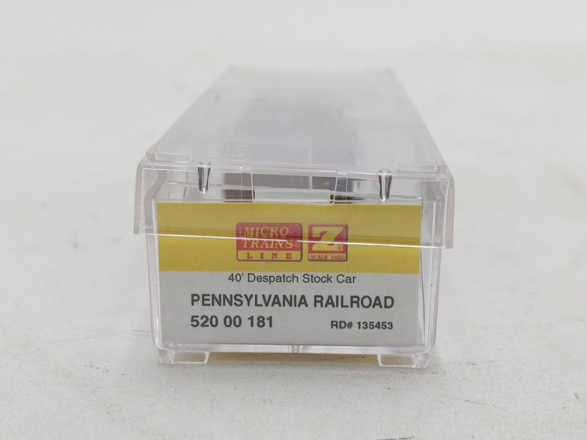 Micro-Trains 52000181 Z Pennsylvania 40' Single-Door Despatch Stock Car #135453