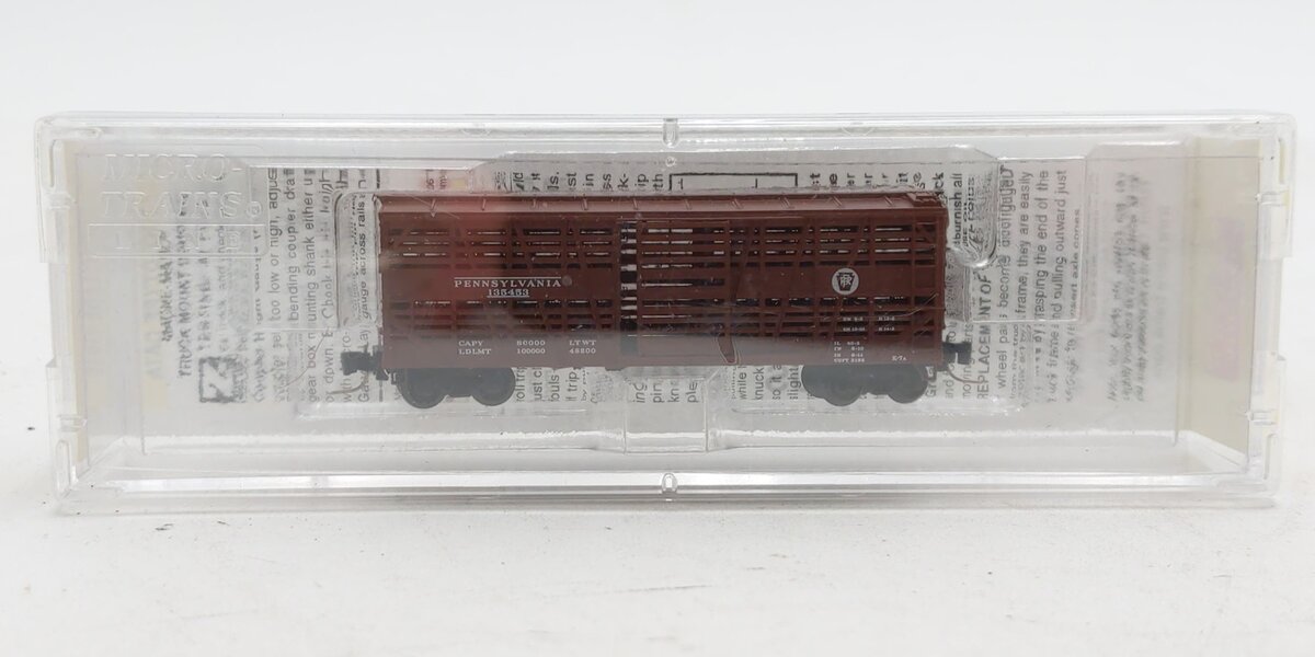 Micro-Trains 52000181 Z Pennsylvania 40' Single-Door Despatch Stock Car #135453