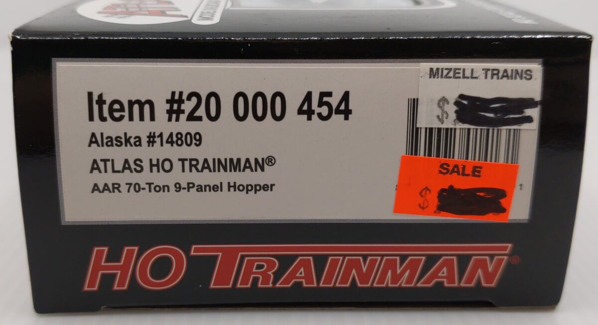 Atlas 20000454 HO Scale Alaska ARR 70T Hopper #14809