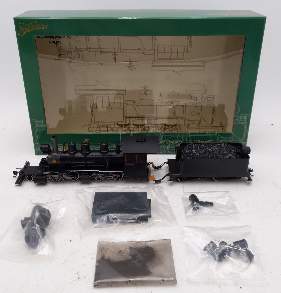Bachmann 29004 On30 Painted & Unlettered 2-4-4-2 Wood Cab w/DCC