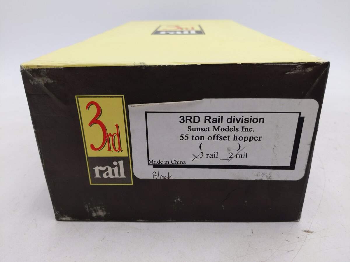 3rd Rail O BRASS 55 Ton Offset Hopper (3-Rail)/Box