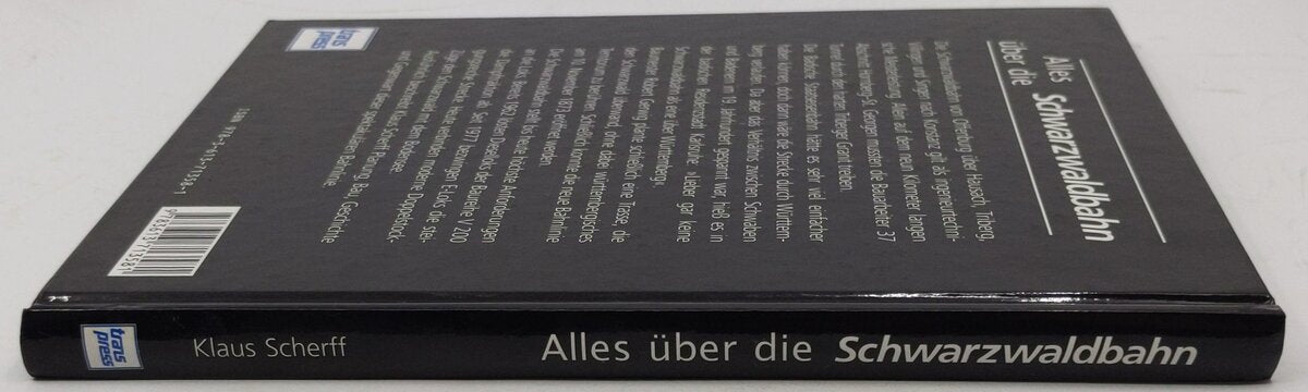 Alles über die Schwarzwaldbahn Hardcover Book By Klaus Scherff EX
