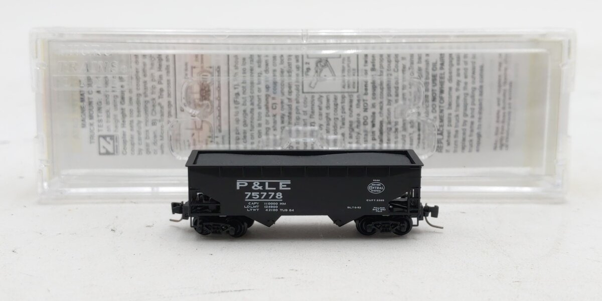 Micro-Trains 53300132 Z NYC/Pittsburgh & Lake Erie 33' Twin Bay Hopper #75778