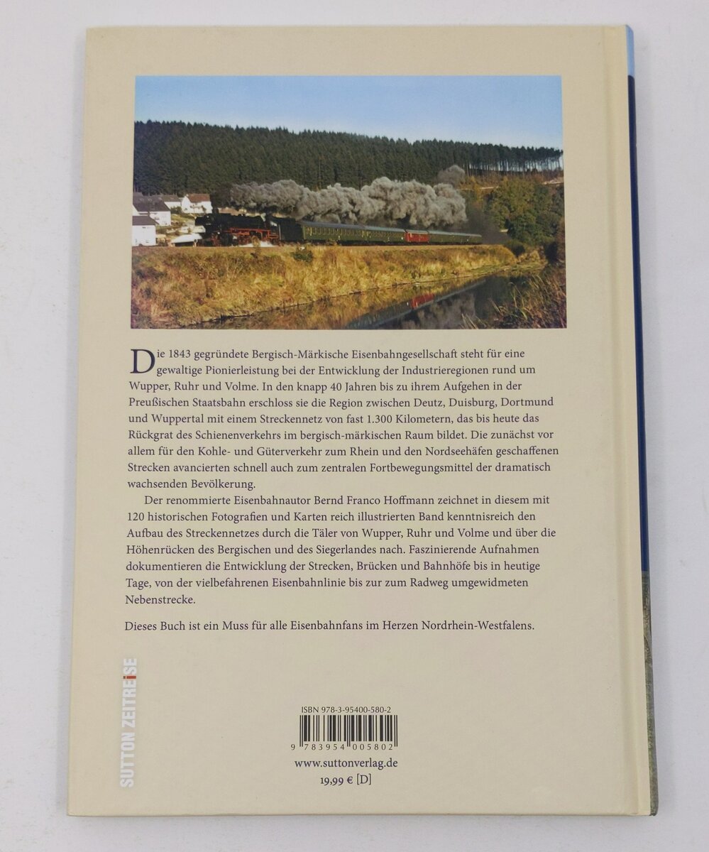 Die Bergisch-Märkische Eisenbahn Hardcover Book By Bernd Franco Hoffmann LN