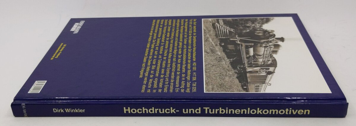 Hochdruck- und Turbinenlokomotiven Hardcover Book By Dirk Winkler EX