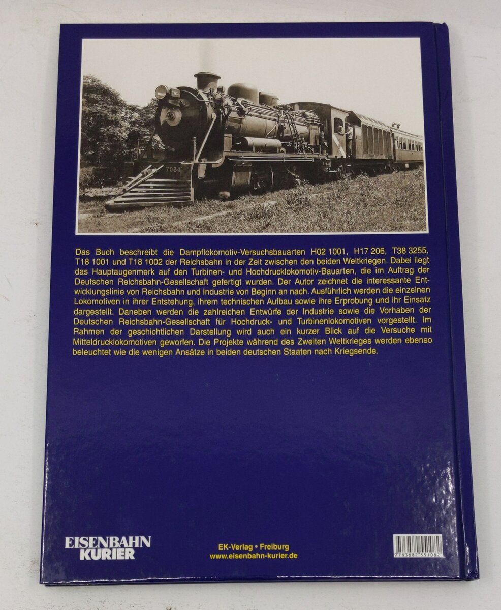Hochdruck- und Turbinenlokomotiven Hardcover Book By Dirk Winkler EX