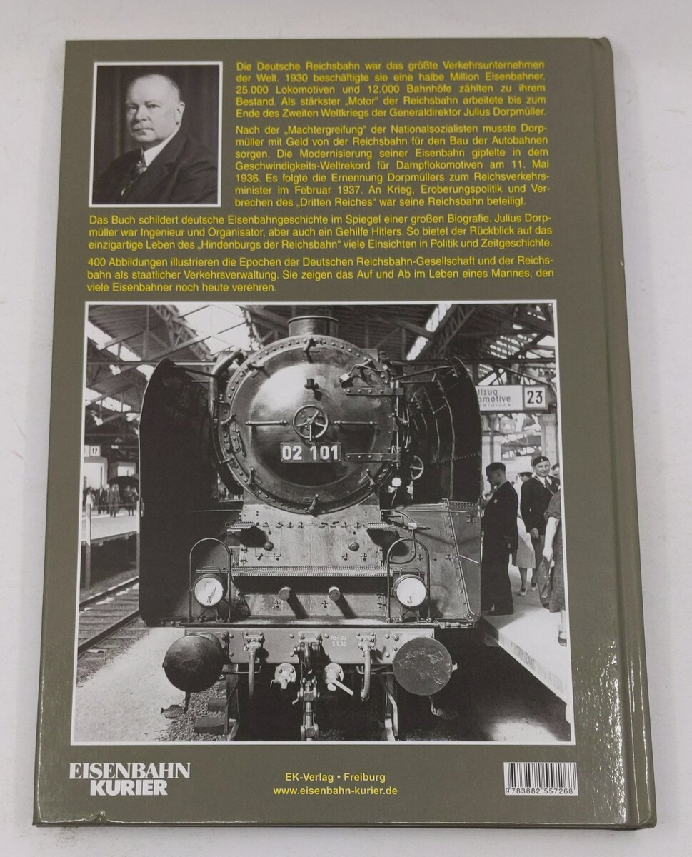 Dorpmüllers Reichsbahn Hardcover Book By Alfred Gottwaldt EX