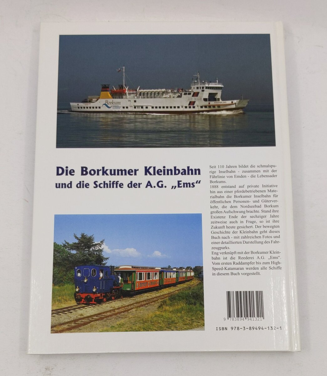 Die Borkumer Kleinbahn Hardcover Book By Hans Schweers EX