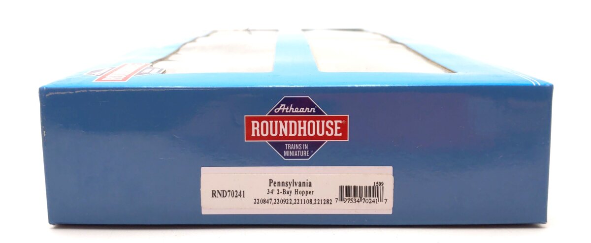 Roundhouse 70241 HO Pennsylvania 34' 2-Bay Hopper w/Coal Load #1 (4)
