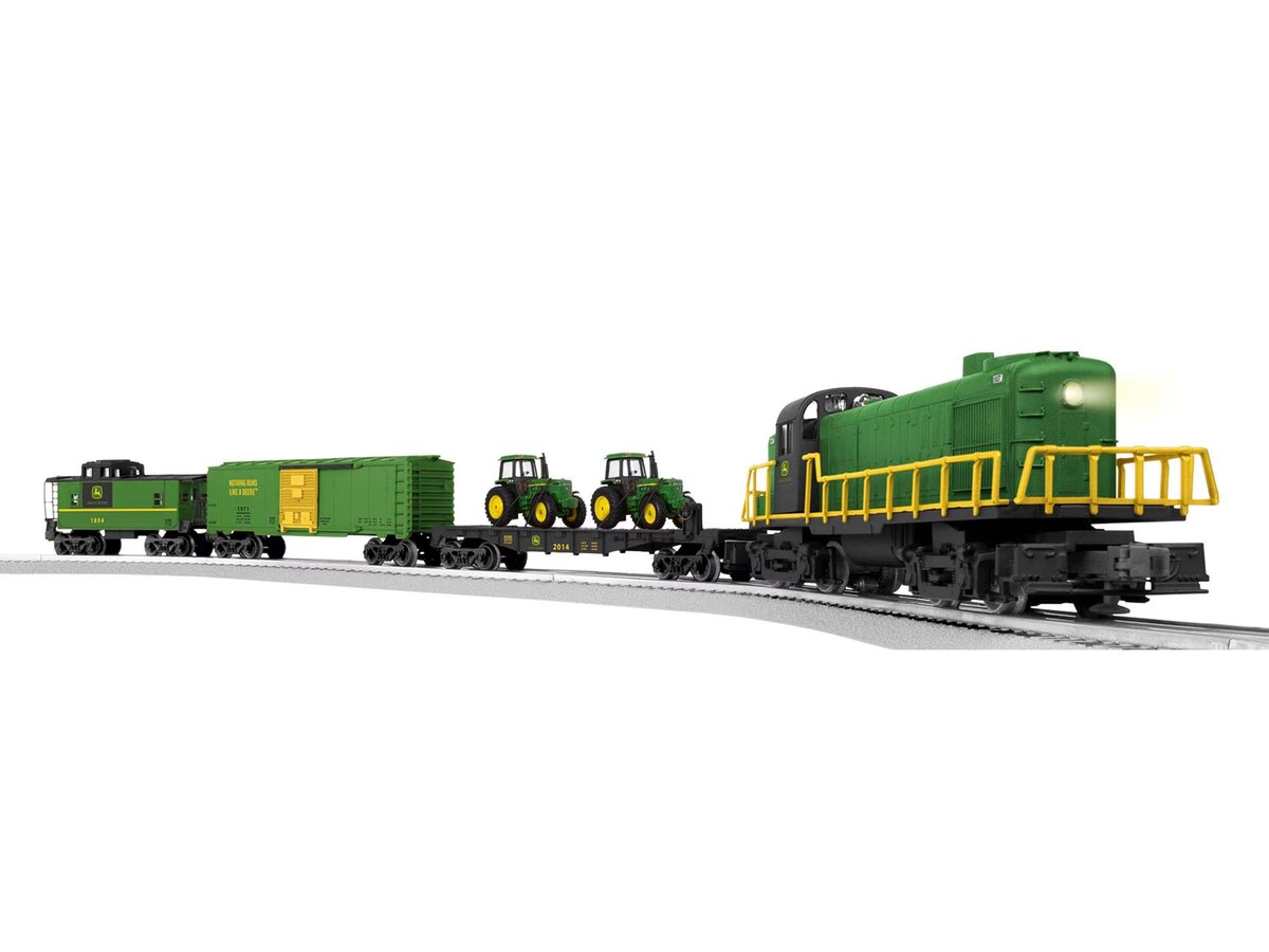 Lionel 6-81480 O Gauge John Deere RS-3 LionChief Diesel Freight Train Set