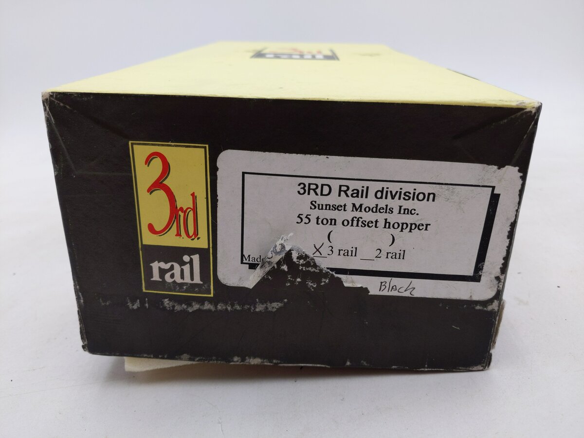 3rd Rail O BRASS 55 Ton Offset Hopper/Box