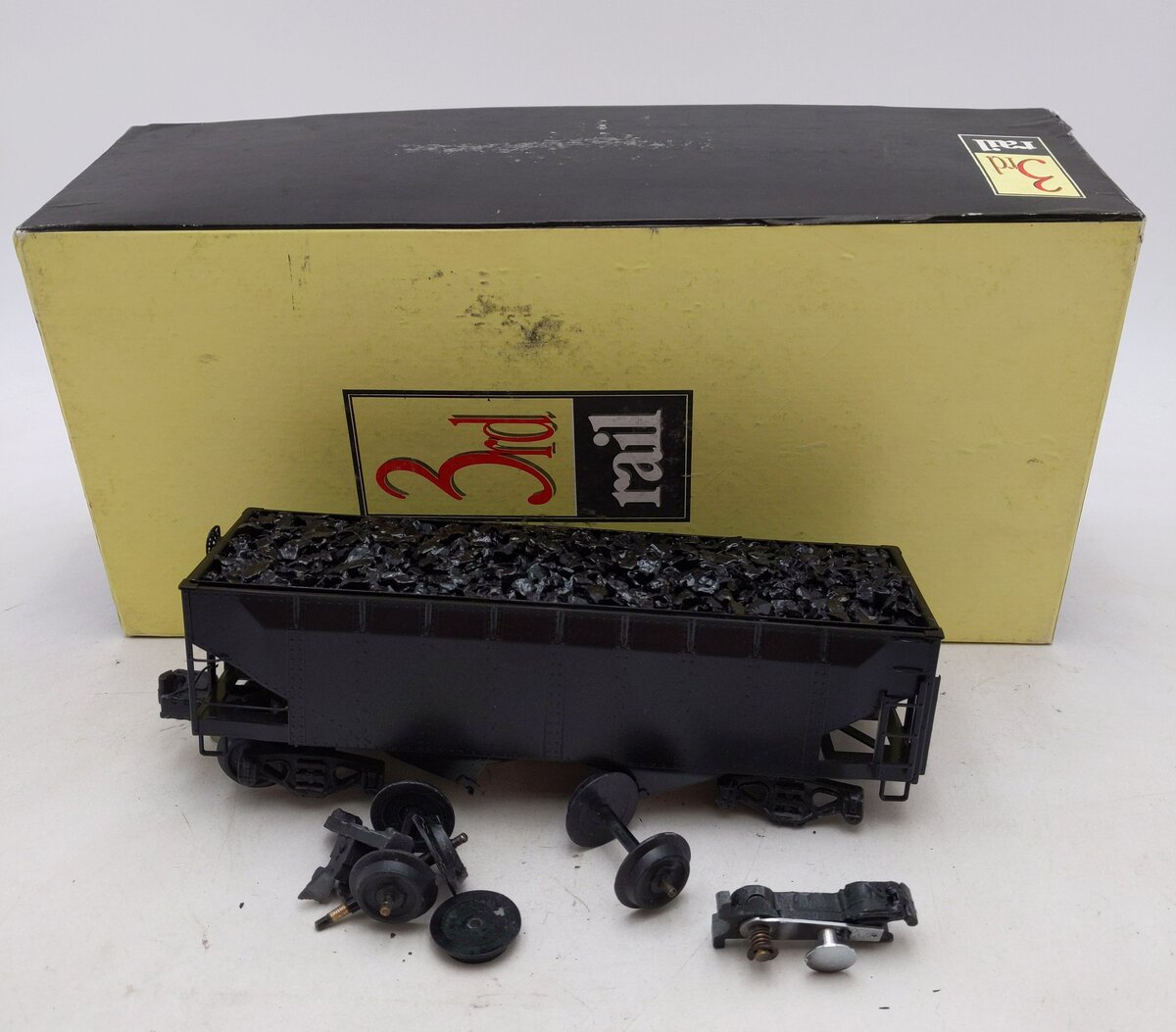 3rd Rail O BRASS 55 Ton Offset Hopper/Box