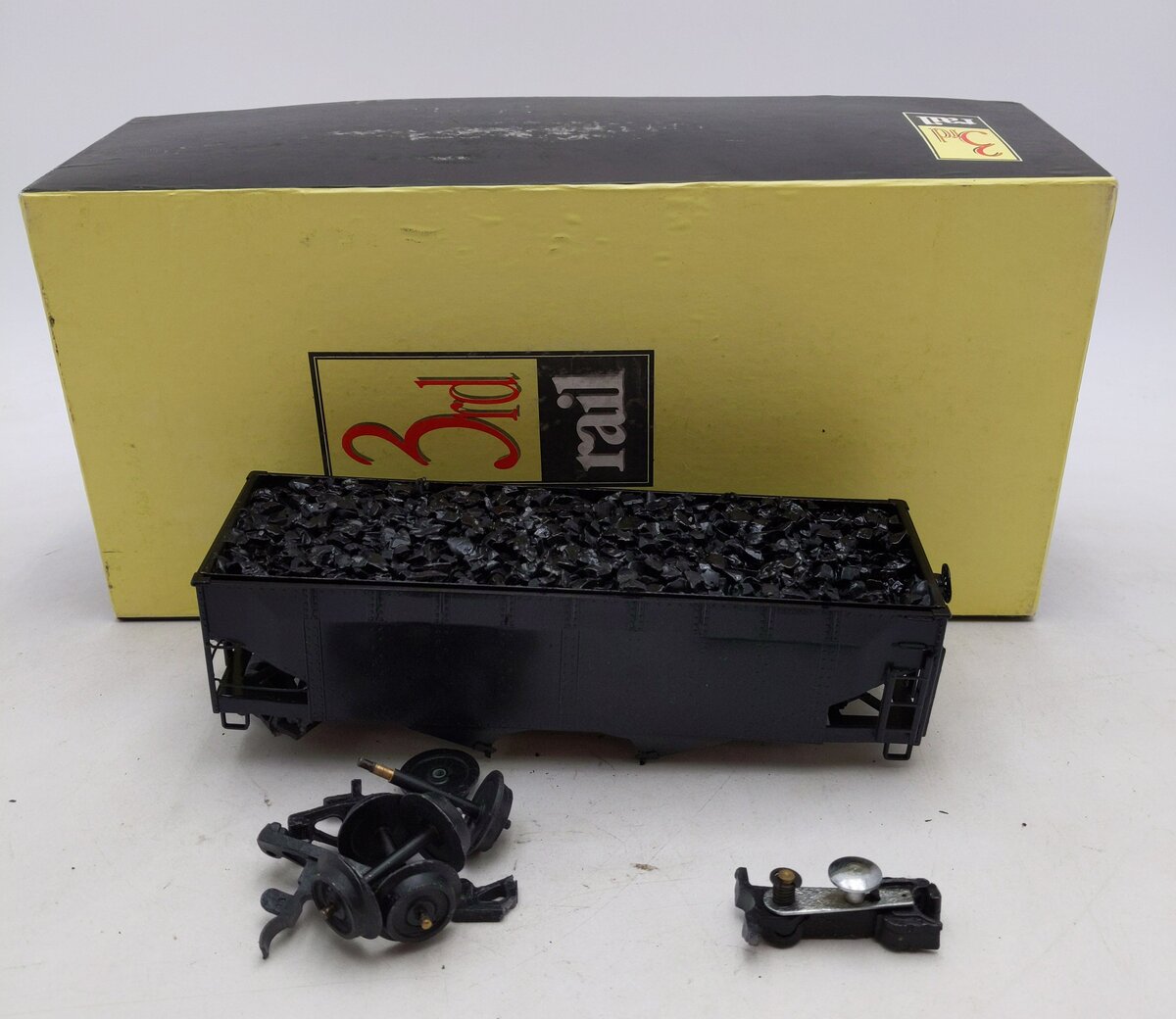 3rd Rail O BRASS 55 Ton Offset Hopper/Box