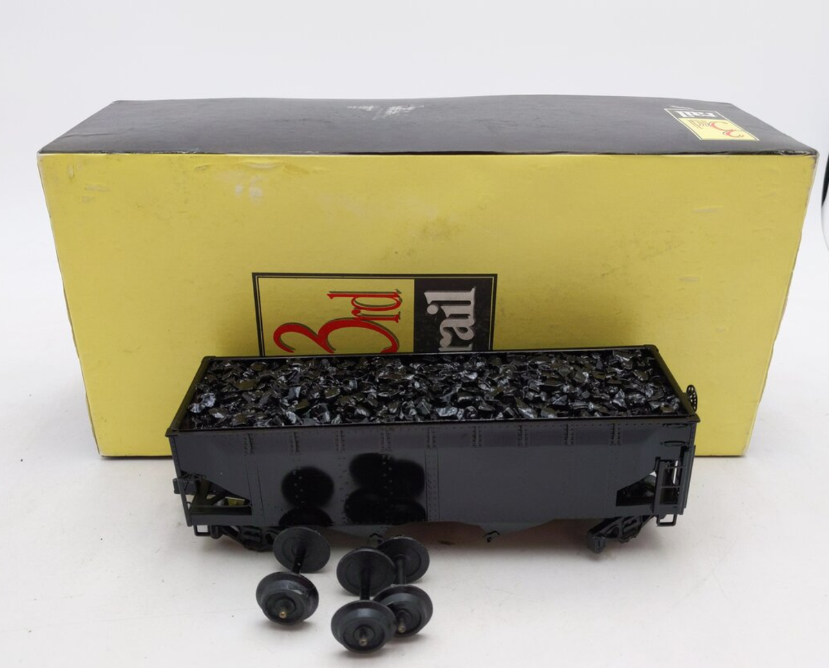 3rd Rail O BRASS 55 Ton Offset Hopper/Box