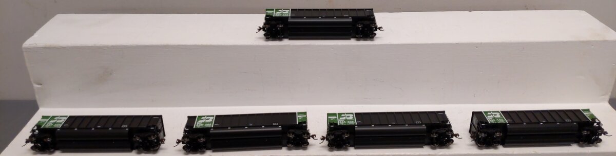 Athearn 93026 HO Scale Burlington Northern #2 BethGon Coalporter 5-Car Set LN/Box