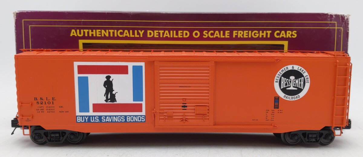 MTH 20-93667 O Bessemer & Lake Erie 50' PS-1 Boxcar w/Youngstown Door #82101