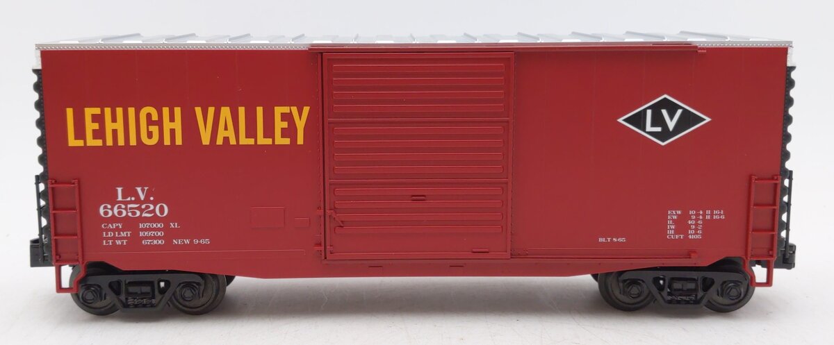 MTH 30-74517 O Gauge Lehigh Valley 40' High Cube Box Car #66520