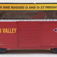 MTH 30-74517 O Gauge Lehigh Valley 40' High Cube Box Car #66520