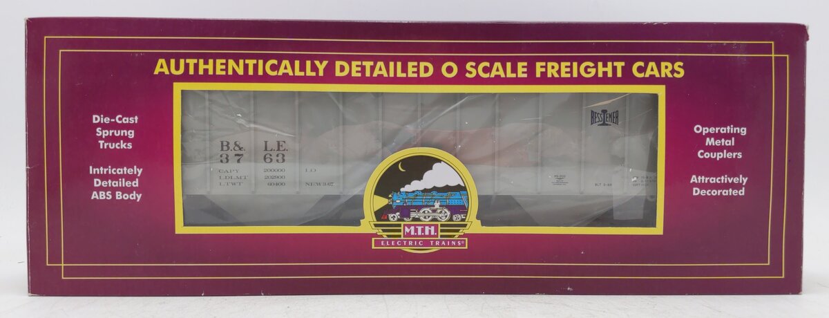 MTH 20-97283 O Bessemer & Lake Erie - Ps-2CD High-Sided Hopper Car #3763