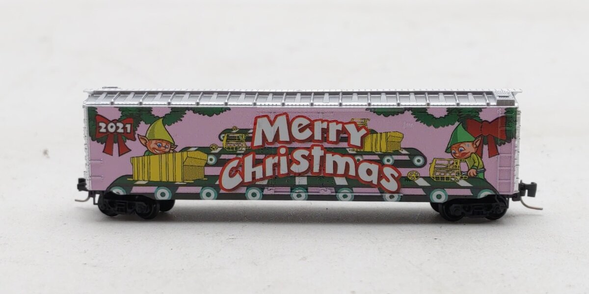 Micro-Trains 50700710 Z 2021 Micro-Mouse Christmas PS-2 2-Bay Covered Hopper