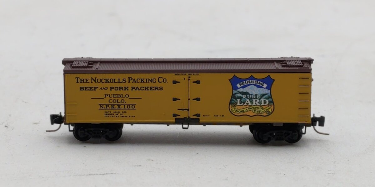Micro-Trains 51800190 Z Nuckolls Packing Co 40' Wood-Sheathed Ice Reefer #100