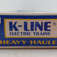 K-Line K-665602 O Gauge Ringling Bros. Flatcar w/ King Tusk Trailer LN/Box