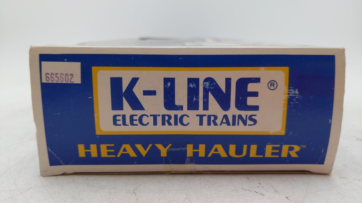K-Line K-665602 O Gauge Ringling Bros. Flatcar w/ King Tusk Trailer LN/Box