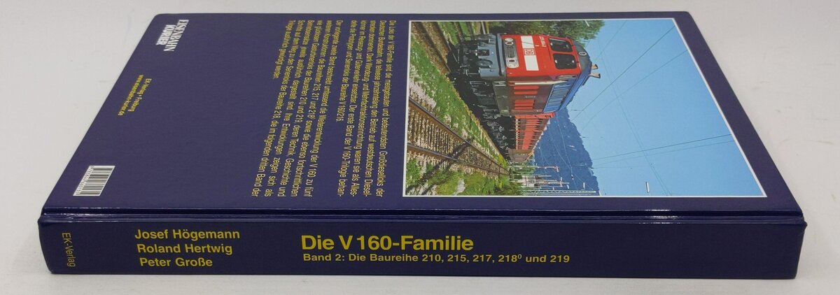 Die V 160-Familie 02 Hardcover Book Josef Högemann, Roland Hertwig, Peter Große EX